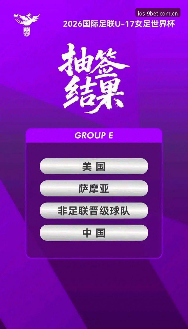 U17世界杯抽签结果深度解析教程：中国男女足赛程看点与晋级前景